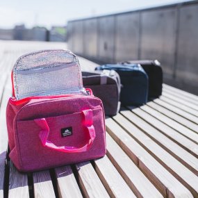 Cooling bag in soft fabric