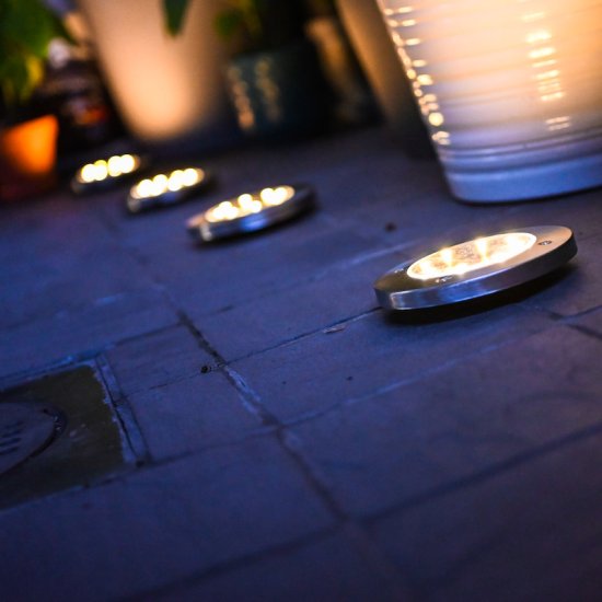Garden lighting with solar cells (3-pack) - Click Image to Close