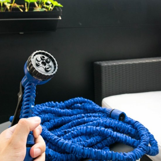 Expandable water hose 30 meters - Click Image to Close