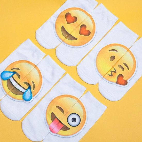 Emoji socks (4 pairs) - Click Image to Close