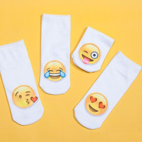 Emoji socks (4 pairs) - Click Image to Close