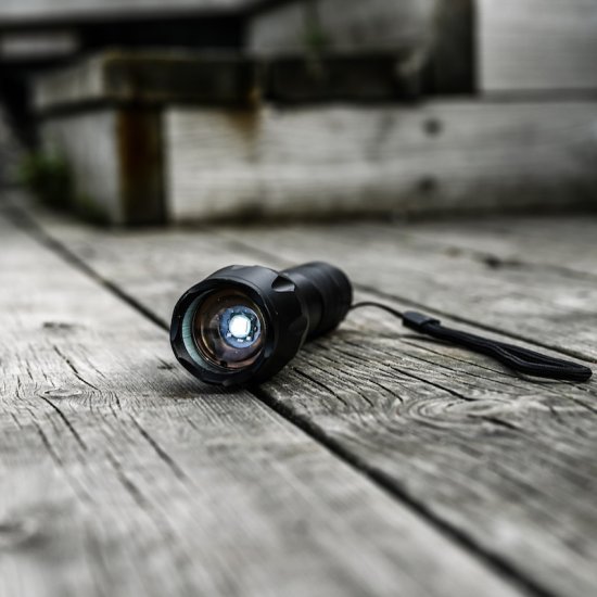 LED Flashlight - Rechargeable (USB) - Click Image to Close