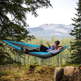 2-Person Lightweight Portable Nylon Hammock