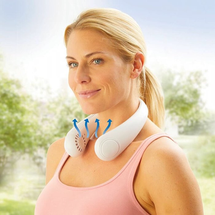 Neck and face fan USB
