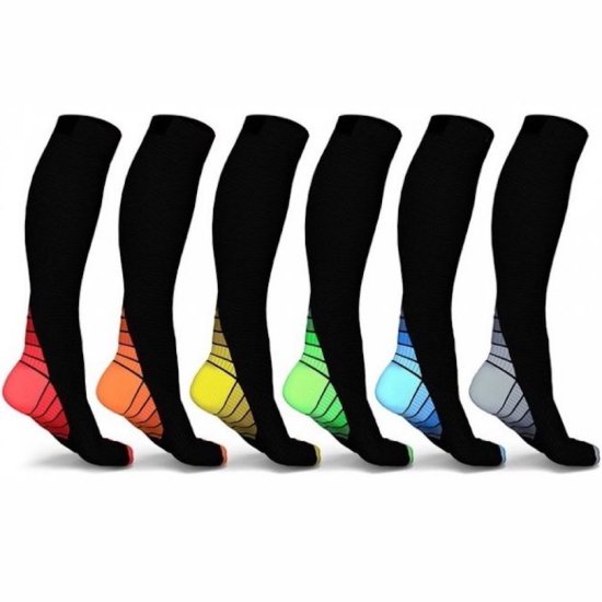 Compression socks - 6 pair (Original) - Click Image to Close