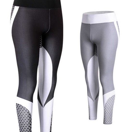Training tights with elastic waistband - Click Image to Close