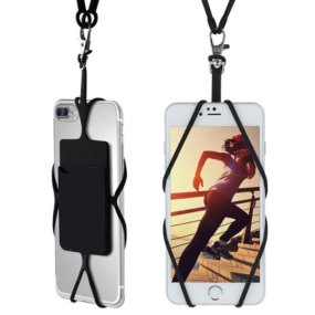 Multifunctional smartphone strap with card holder