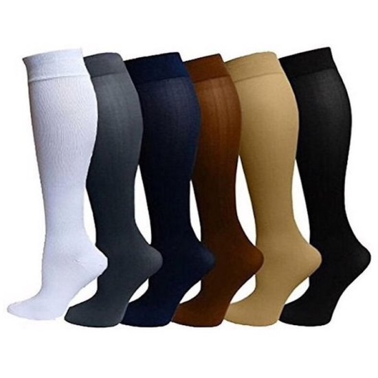 Compression Socks - Discrete (6 par) - Click Image to Close