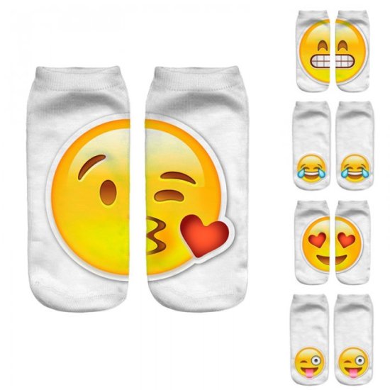 Emoji socks (4 pairs) - Click Image to Close