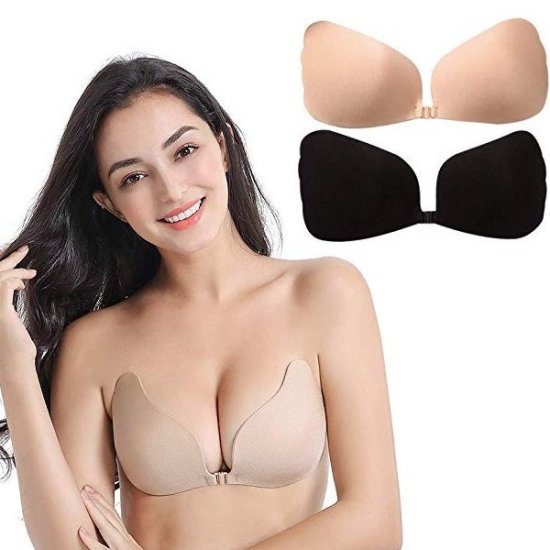 Self-adhesive bra with push-up - Click Image to Close