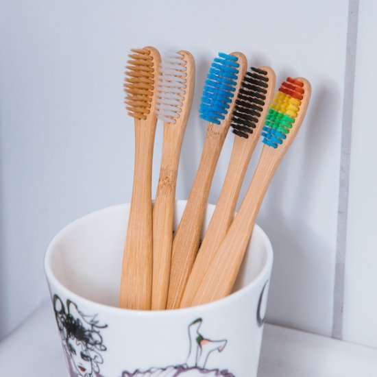 Bamboo toothbrush (7-pack) - Click Image to Close