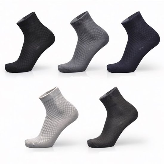 Bamboo Air Socks (5 pair) - Click Image to Close