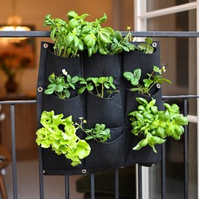 Cultivation wall in fabric