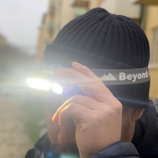 Rechargeable headlamp with LED - Click Image to Close