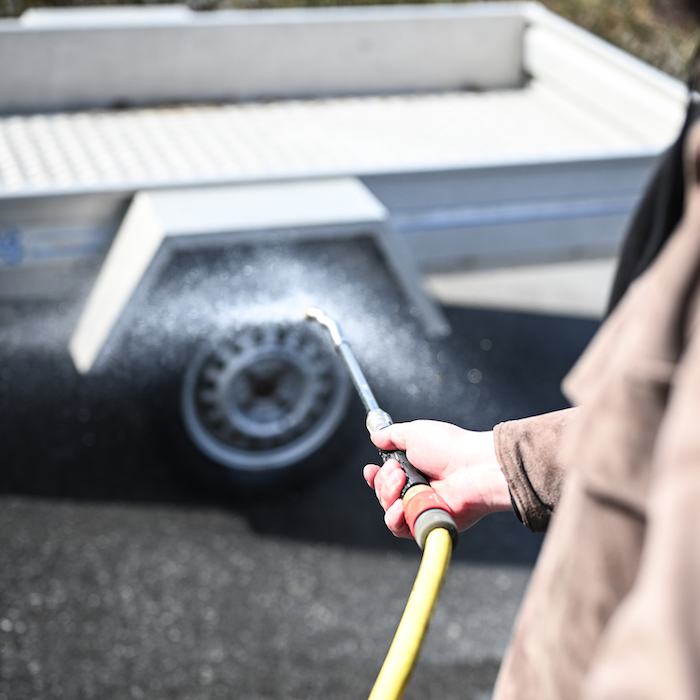 High pressure for the garden hose