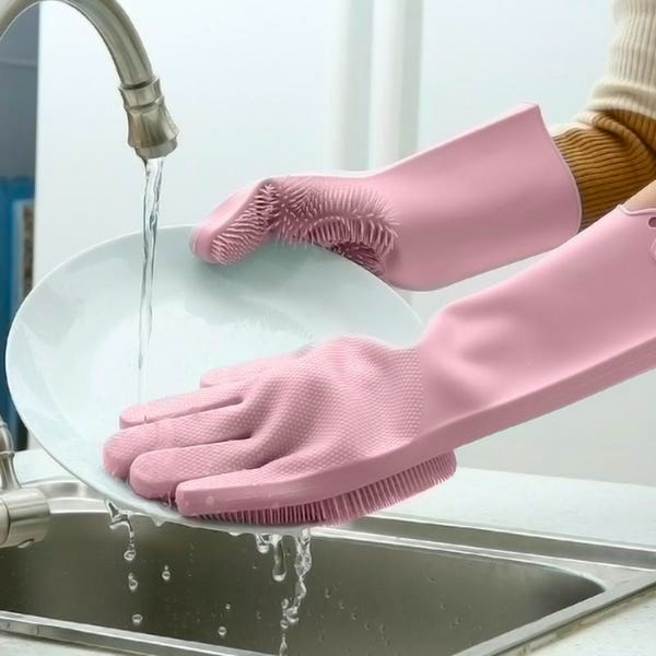 Dishwashing gloves (1 pair)