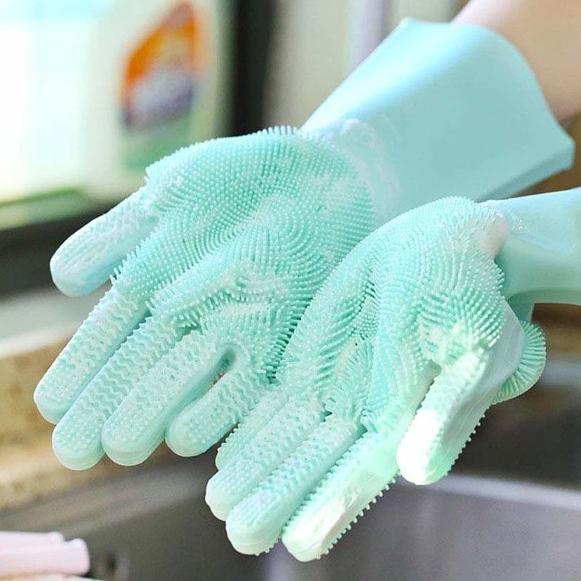 Dishwashing gloves (1 pair)