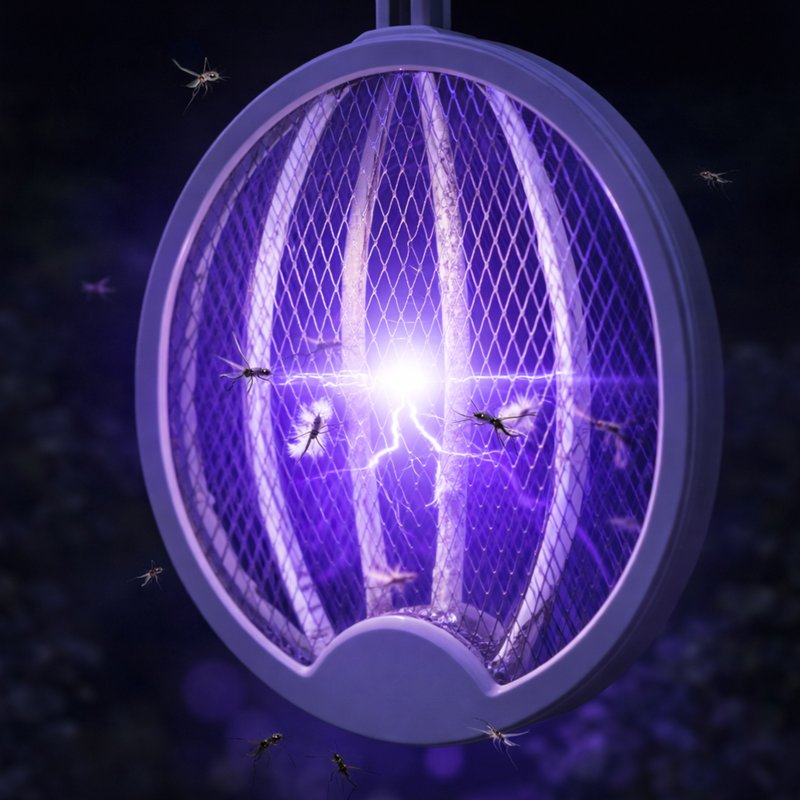 Mosquito trap with built-in battery