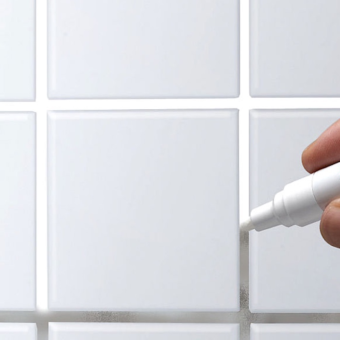 Grout pen for tiles