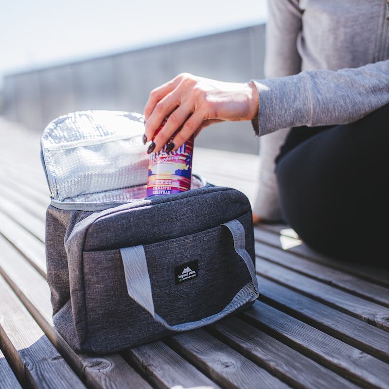 Cooling bag in soft fabric