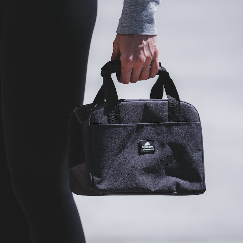 Cooling bag in soft fabric