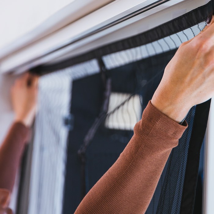 Magnetic mosquito mesh