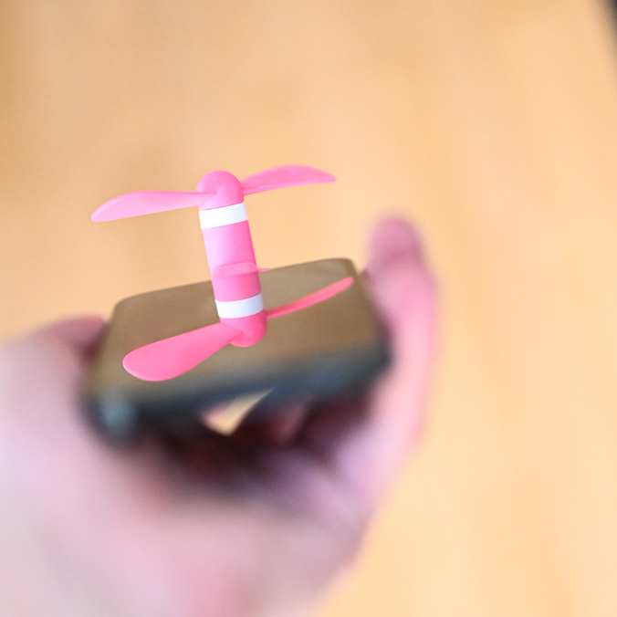 Mini-fan for iPhone och Android