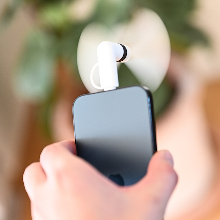 Mini-fan for iPhone och Android
