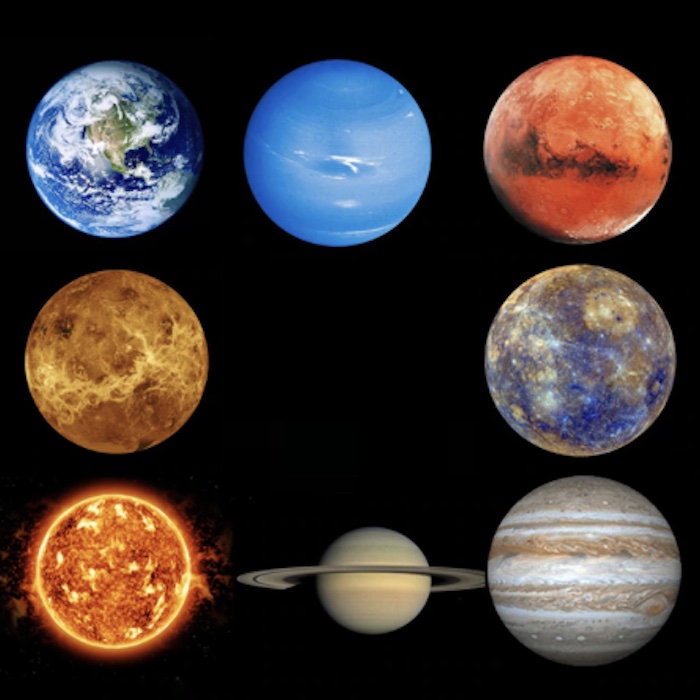 Wireless Space Projector - 8 Planets