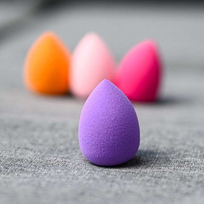 Makeup sponge in a 4-pack