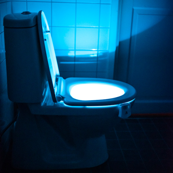 LED lighting for the toilet