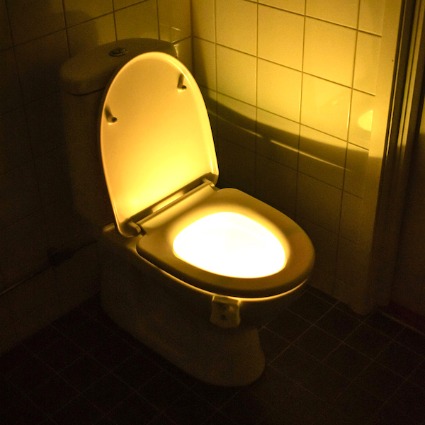 LED lighting for the toilet