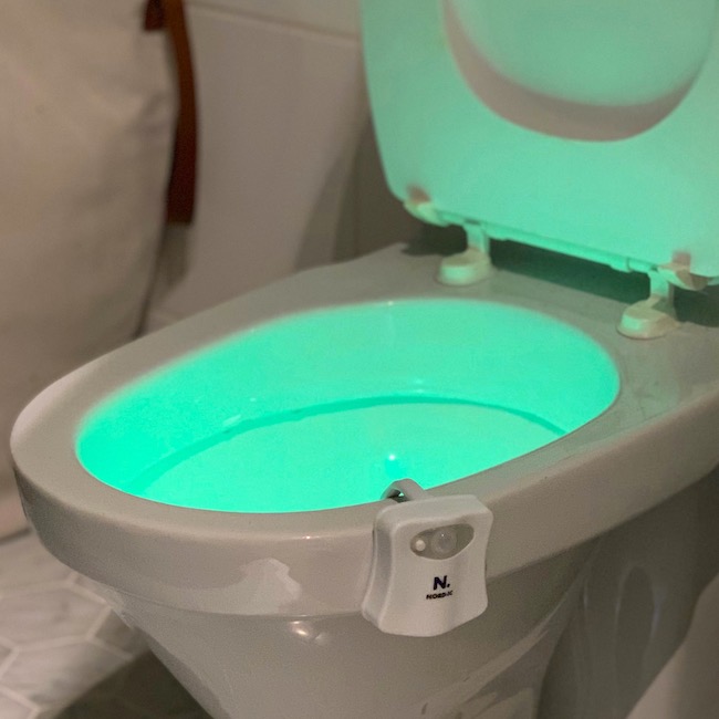 LED lighting for the toilet