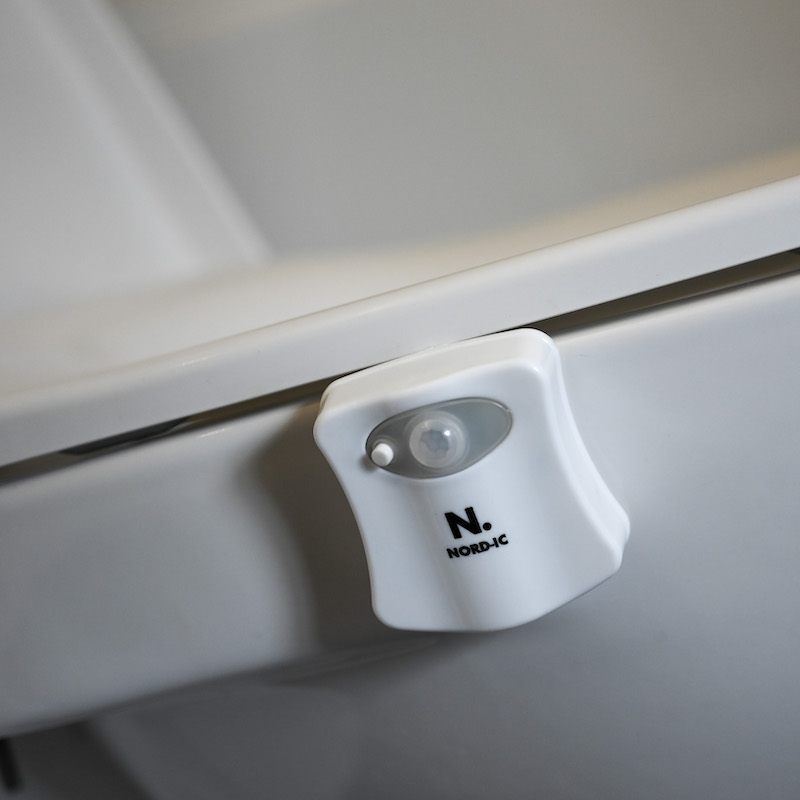 LED lighting for the toilet