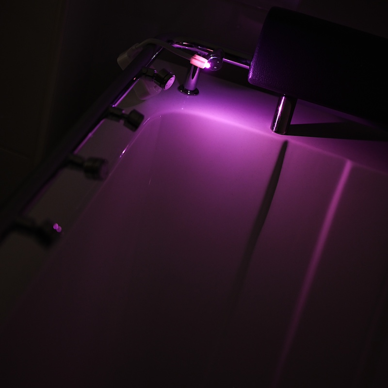 LED lighting for the toilet