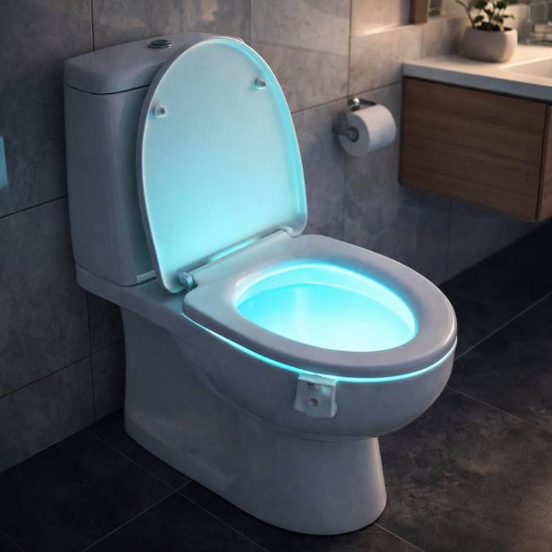 LED lighting for the toilet