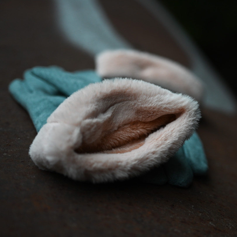 Lined touch gloves for ladies
