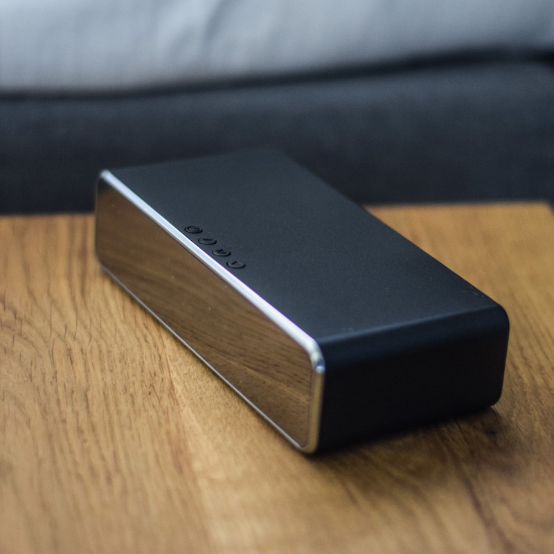 Digital alarm clock with Qi charger