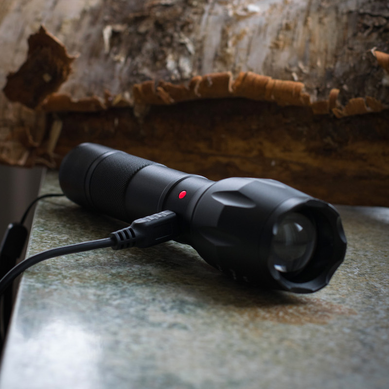 LED Flashlight - Rechargeable (USB)